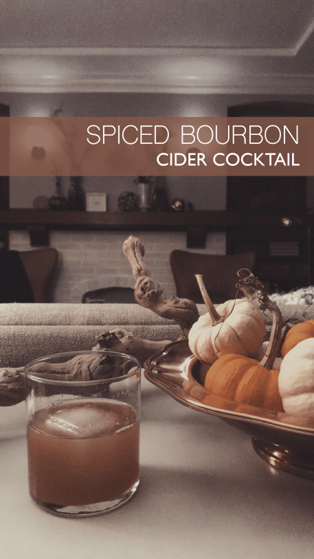 Spiced Bourbon Cider Cocktail