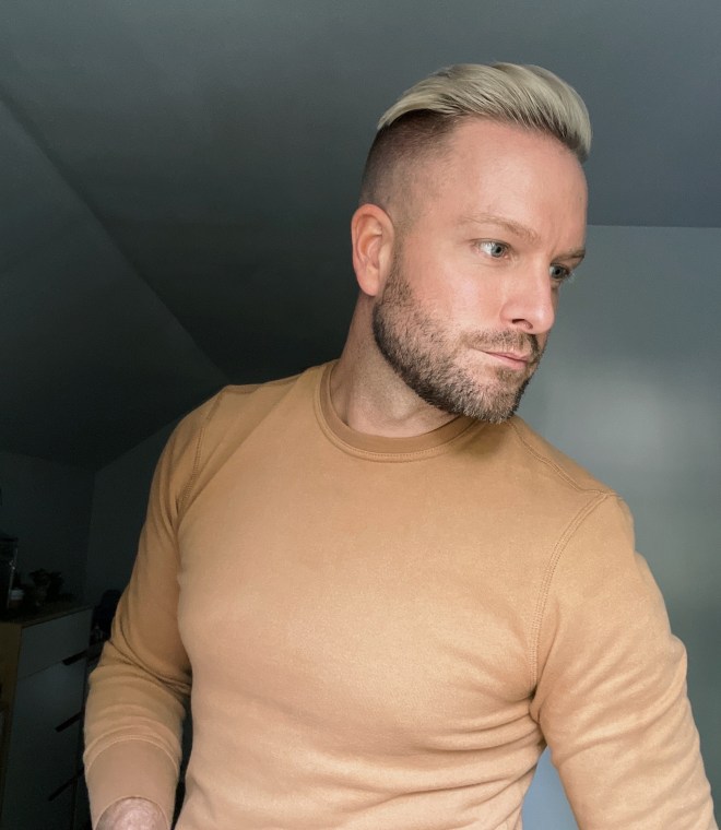 Men's Platinum Blond Hair Color